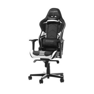 DXRacer Racing Series Gaming Chair Black and White DXRacer Racing Series Gaming Chair Black and White